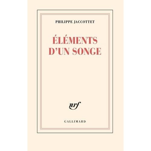 Elments D'un Songe    Format Beau livre 