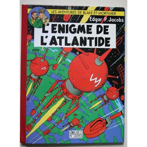 Les Aventures De Blake Et Mortimer - L'nigme De L'atlantide   de Jacobs Edgar Pierre  Format Album 