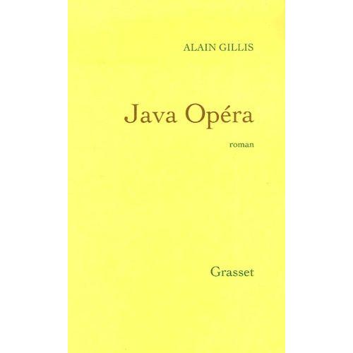 Java Opra   de alain gillis  Format Beau livre 