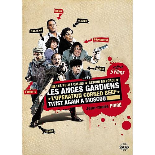 Jean-Marie Poir - Coffret - Les Petits Clins + Retour En Force + Twist Again  Moscou + Opration Corned Beef + Les Anges Gardiens