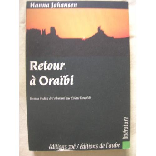 Retour  Orabi   de hanna johansen 