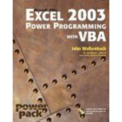 Excel X Power Programming With Vba   de John Walkenbach  Format Poche 