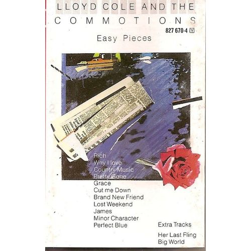 K7 Cassette Audio Lloyd Cole And The Commotions Easy Pieces