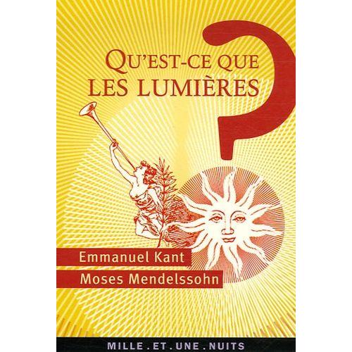 Qu'est-Ce Que Les Lumires ?   de Kant Emmanuel  Format Broch 