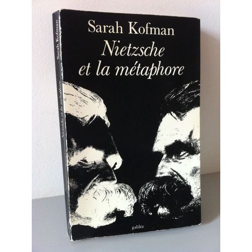 Nietzsche Et La Mtaphore   de Kofman Sarah  Format Broch 