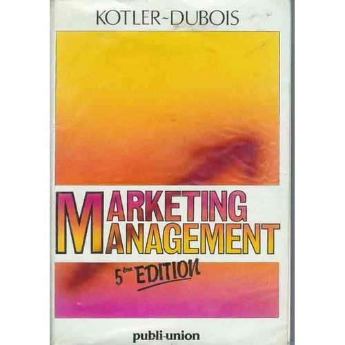 Marketing Management   de philip kotler 