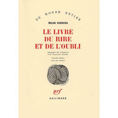 Le Livre Du Rire Et De L'oubli    Format Grand Format 
