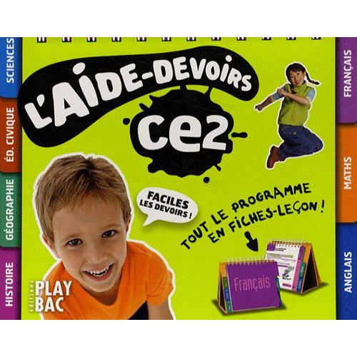 L'aide-Devoirs Ce2   de Play Bac  Format Spiral 