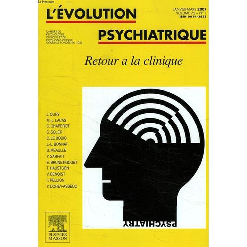 L'volution Psychiatrique   de collectif 