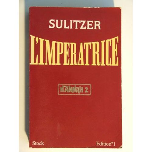 L'impratrice, Hannah 2   de sulitzer paul