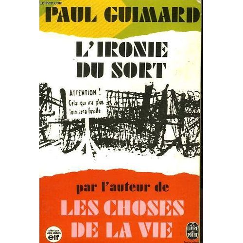L'ironie Du Sort   de paul guimard  Format Poche 