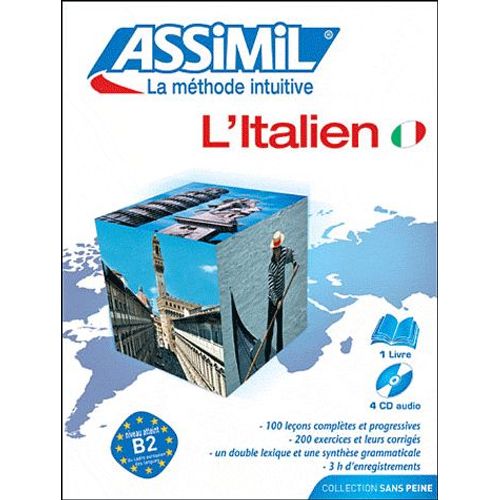 L'italien Sans Peine - (4cd Audio)   de Anne-Marie Olivieri  Format Etui 