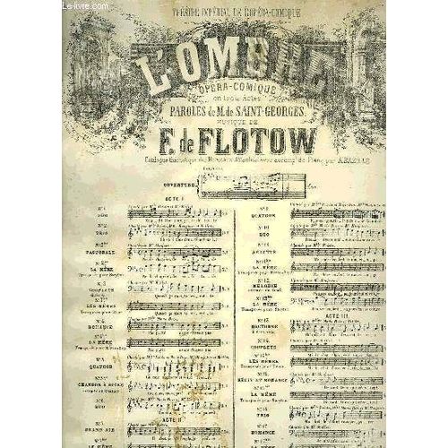 L'ombre   de DE FLOTOW F.