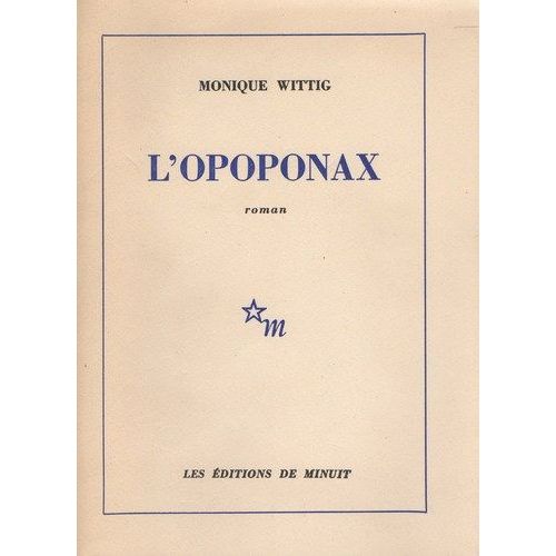 L'opoponax   de Wittig Monique  Format Broch 