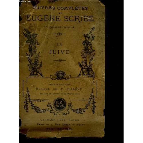 La Juive   de Scribe Eugne