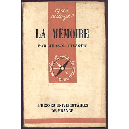 La Mmoire   de FILLOUX J.-C.  Format Poche 