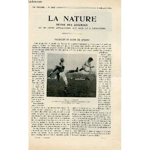 Revue Des Sciences Et De Leurs Applications Aux Arts Et  L'industrie, Vacances Et Sport.