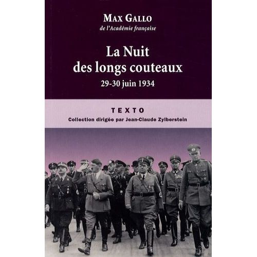 La Nuit Des Longs Couteaux 2930 Juin 1934 Rakuten