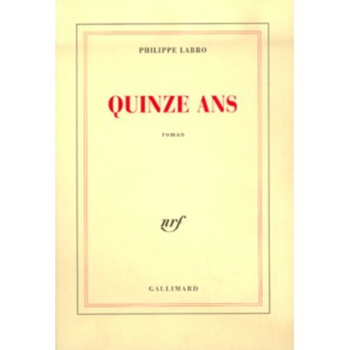 Quinze Ans    Format Grand Format 