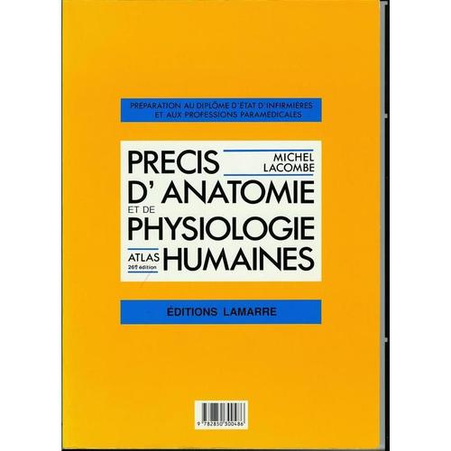 Précis D'anatomie Et Physiologie Humaines | Rakuten