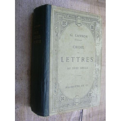 Choix De Lettres Du Xviie Siecle   de gustave lanson