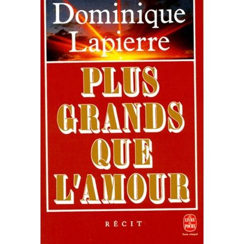 Plus Grands Que L'amour    Format Poche 