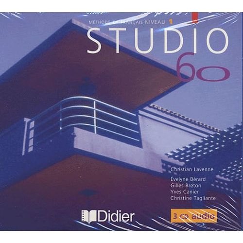 Studio 60 Mthode De Franais Niveau 1 - 3 Cd    Format Non Precis 