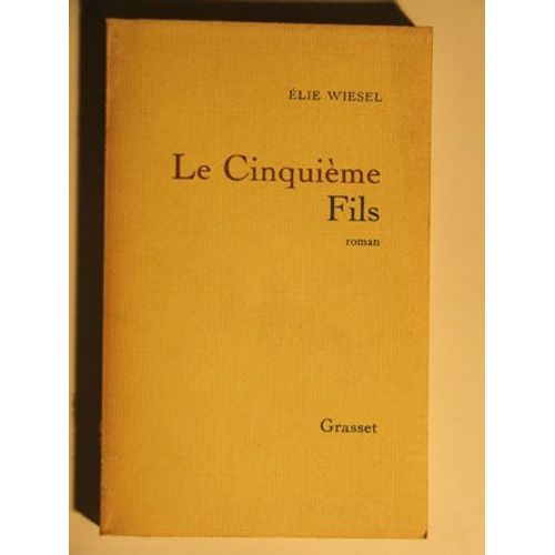 Le Cinquime Fils   de wiesel lie 