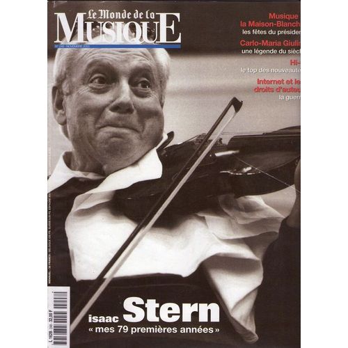 Le Monde De La Musique  N 248 : Isaac Stern - 