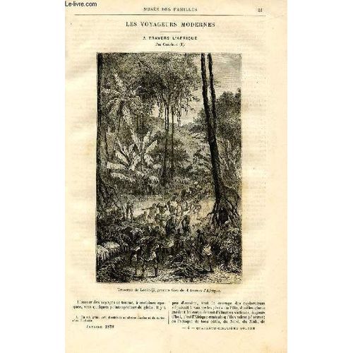Le Muse Des Familles - Lecture Du Soir - Livraison N04 - Les Voyageurs Modernes -  Travers L'afrique Par Cameron - Par Surmey,  Suivre