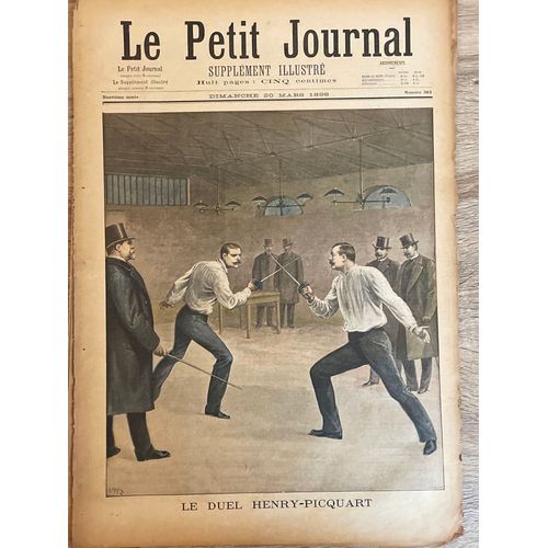 Le Petit Journal - Supplment Illustr Numro 383 - Le Duel Henry-Picquart - Le Prine De Galles Aux Chantiers De L'exposition De 1900
