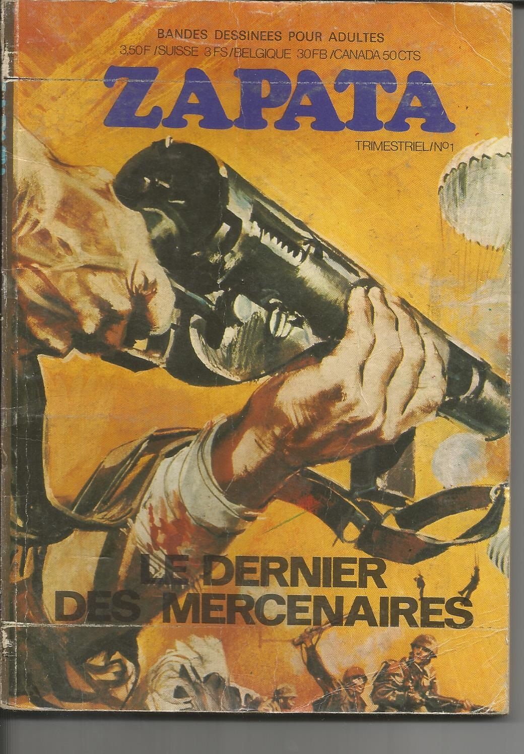 Zapata N 1 Le Dernier Des Mercenaires Bd Et Humour Rakuten