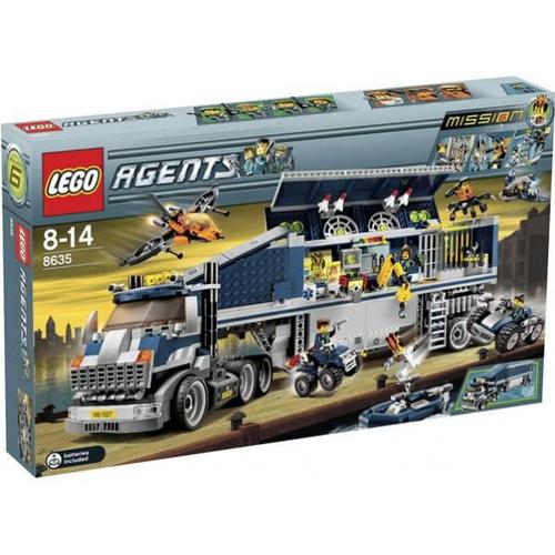 Lego Agents 8635 - Le Centre De Commandement Mobile