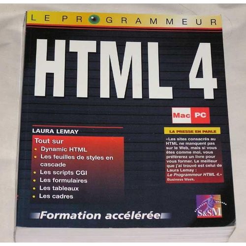 Html 4   de Laura Lemay  Format Broch 