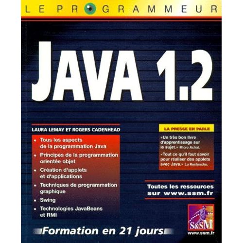 Le Programmeur Java 1.2. Edition 1998   de Cadenhead Rogers  Format Broch 