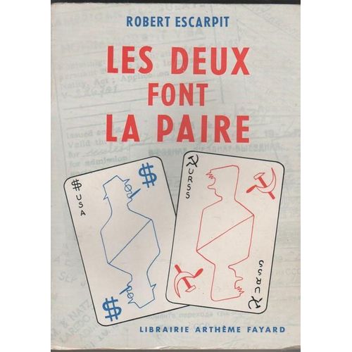 Les Deux Font La Paire   de robert escarpit 