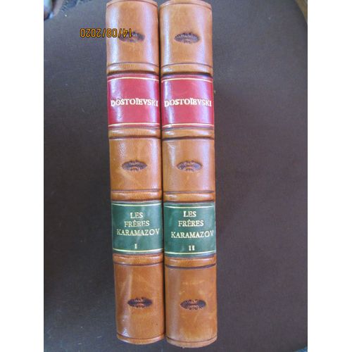 Les Freres Karamazov 2 Tomes   de dostoevski  Format Reli 