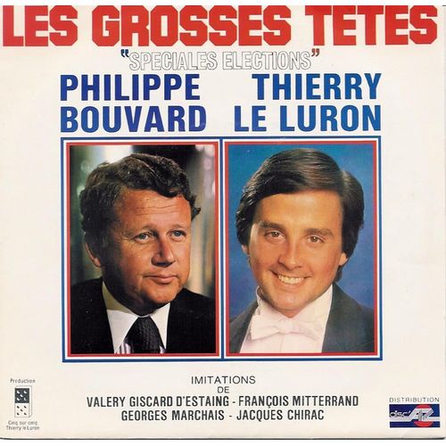 Les Grosses Tetes Bouvard 1980 Replay Speciales élections - Vinyle | Rakuten