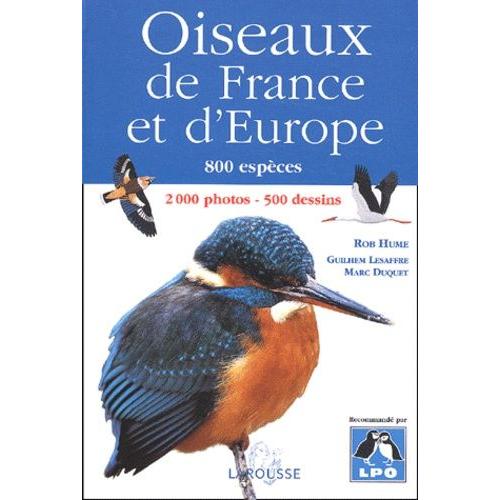 Oiseaux De France Et D'europe    Format Reli 