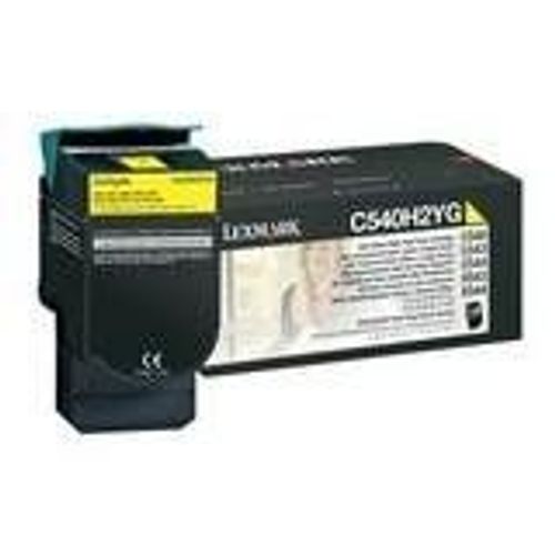 Lexmark -  Rendement lev - Jaune - Originale - Cartouche De Toner Lccp - Pour Lexmark C540, C543, C544, C546, X543, X544, X546, X548