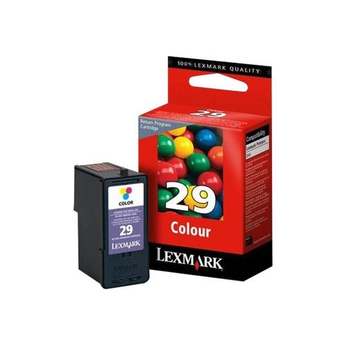 Lexmark Cartridge No. 29 - Couleur (Cyan, Magenta, Jaune) - Originale - Cartouche D'encre Lrp - Pour X2500, 2530, 2550, 5070, 5075, 5320, 5340, 5410, 5490, 5495; Z1300, 1310, 1320, 845