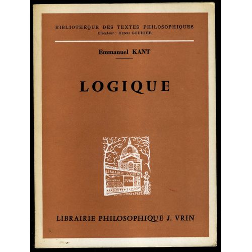 Logique   de emmanuel kant 