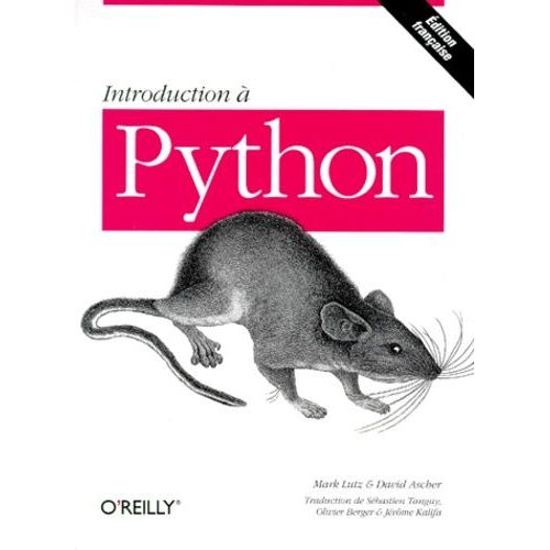 Introduction  Python   de Ascher David  Format Broch 