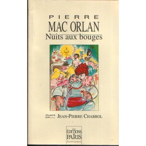 Nuits Aux Bouges   de pierre mac orlan  Format Beau livre 