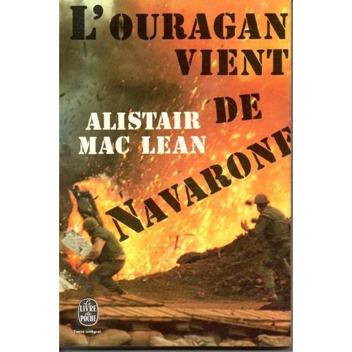L'ouragan Vient De Navarone   de alistair maclean  Format Poche 