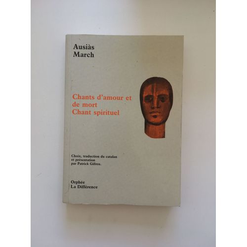 Chants D'amour Et De Mort - Chant Spirituel   de March Ausias  Format Poche 