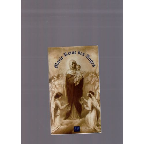 Marie Reine Des Anges Sciences humaines et spiritualité Rakuten