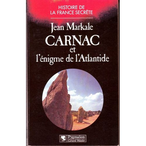 Carnac Et L'nigme De L'atlantide   de Markale, Jean  Format Broch 