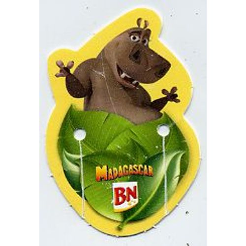 Marque Page Bn Madagascar : Gloria Hippopotame N 2/6