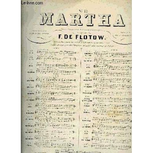 Martha   de DE FLOTOW F.